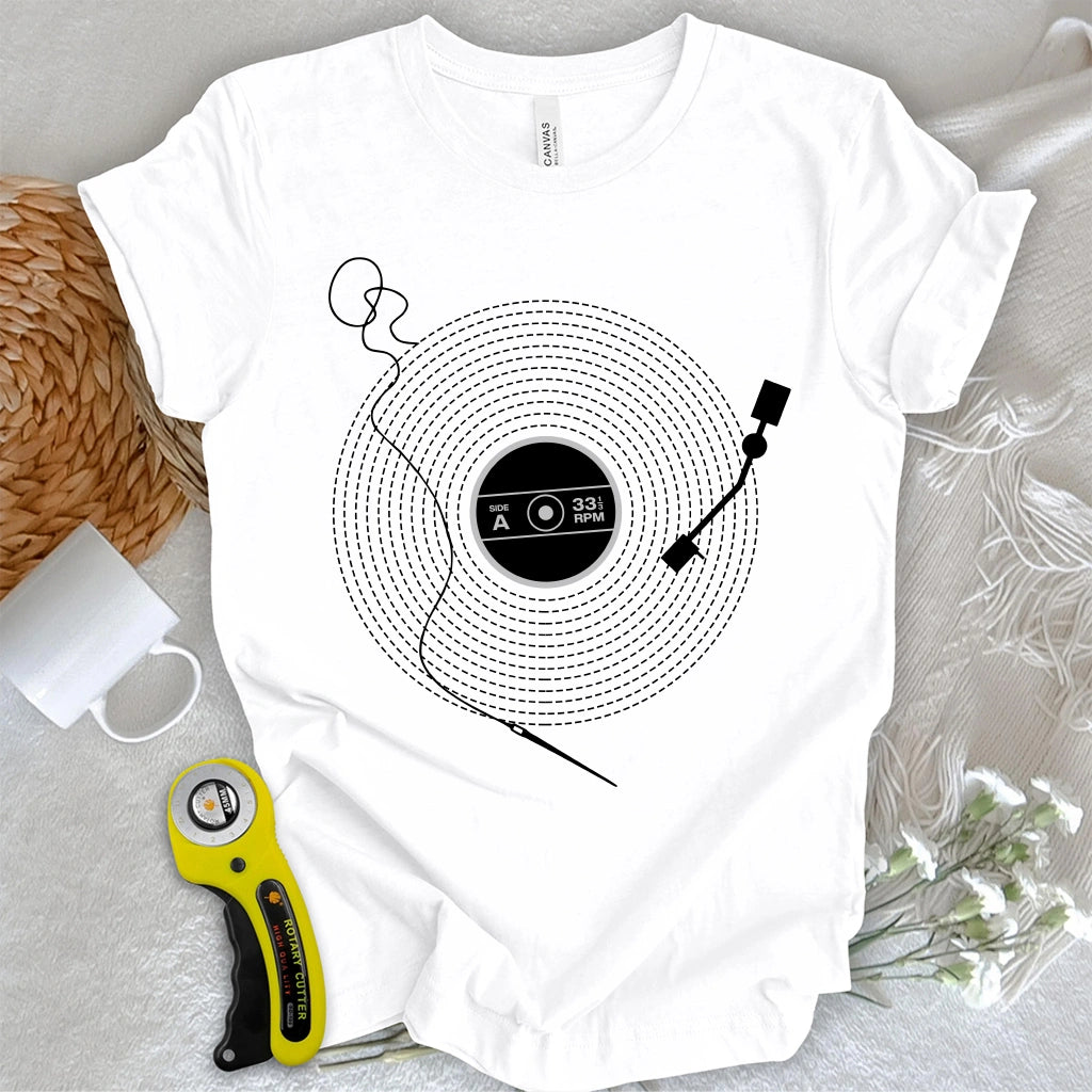 ๐ Custom Stitched Vinyl T-Shirt โ Perfect Gift for Holidays & Special Occasions! ๐