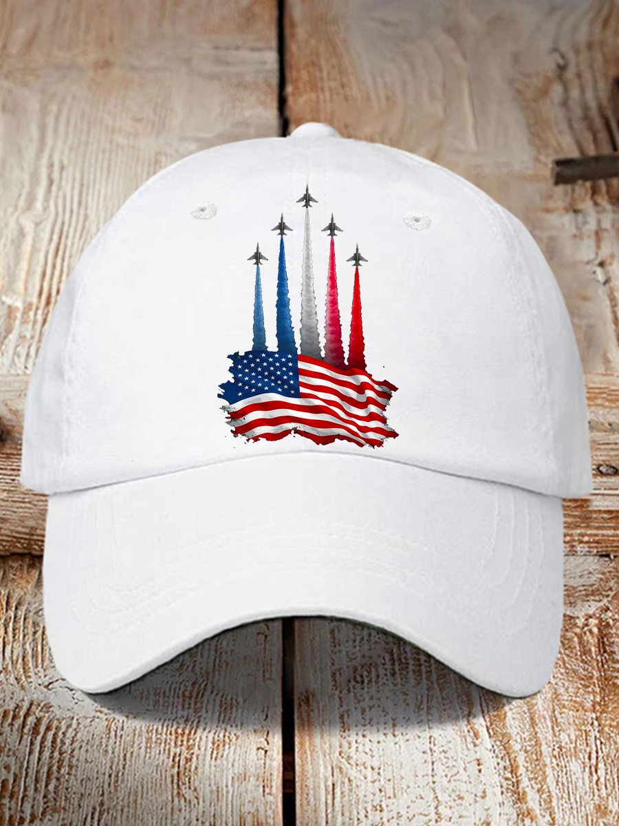🇺🇸🎁 Patriotic Unisex American Flag Jet Planes Hat – Perfect Holiday Gift for Independence Day & Special Occasions