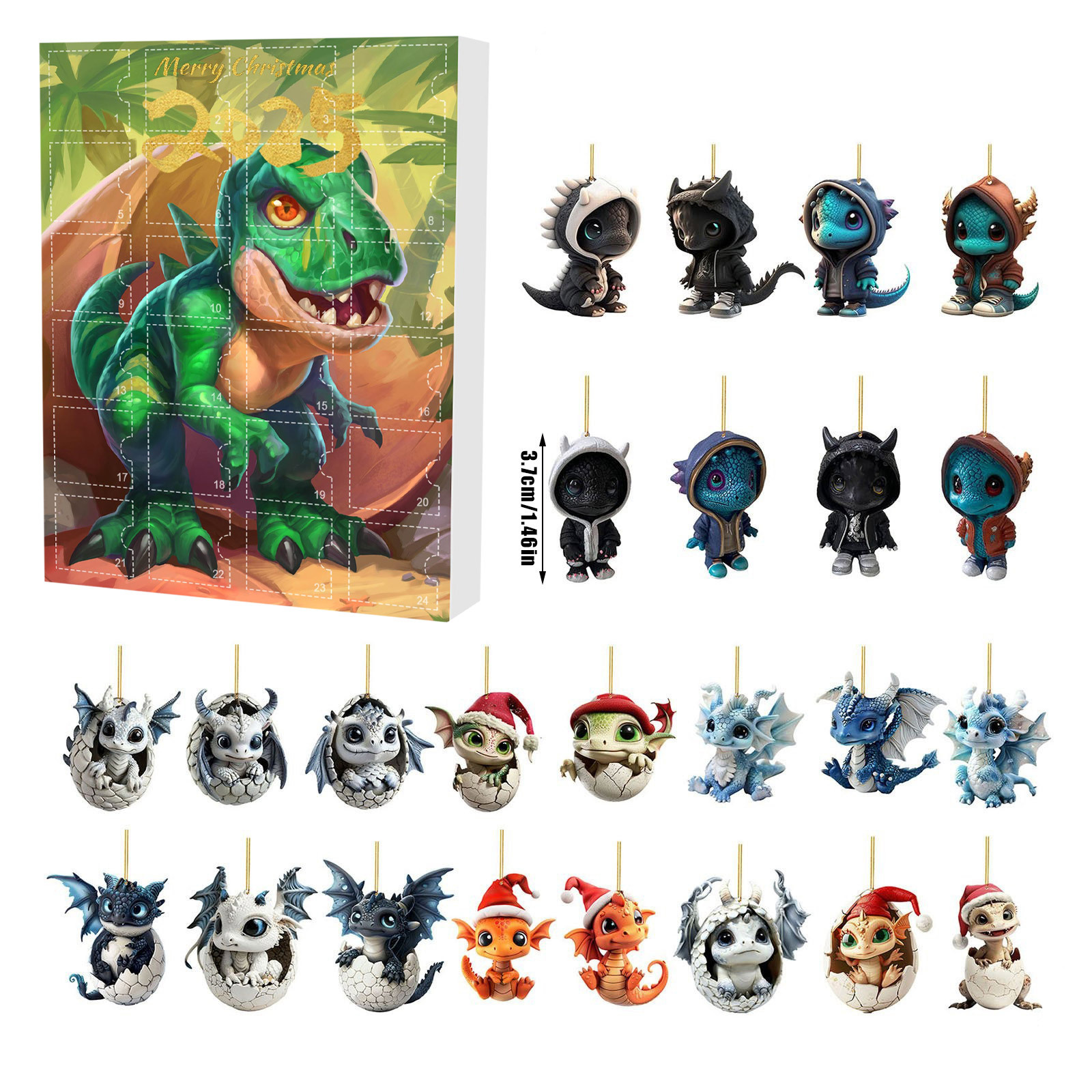 ✨2025 Blue Dragon Advent Calendar – Perfect Holiday Countdown Gift! 🎁