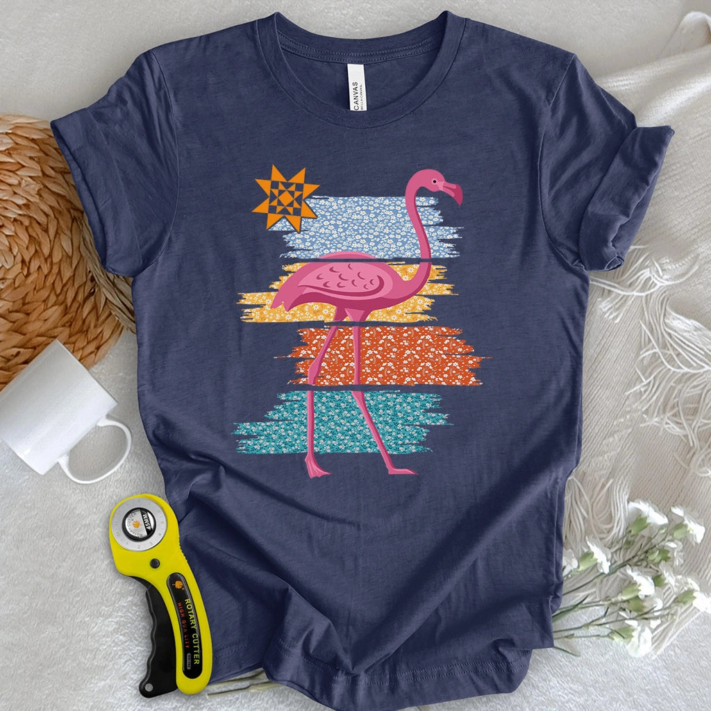 Quilty Flamingo T-shirt ๐๐ Perfect Gift for Holidays & Special Occasions