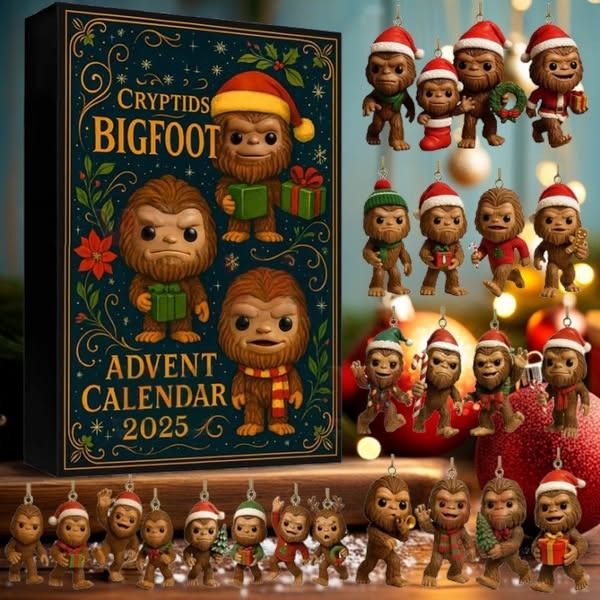 🎁 Bigfoot Edition Advent Calendar 2025 - Perfect Holiday Gift for Christmas & Special Occasions! 🎄