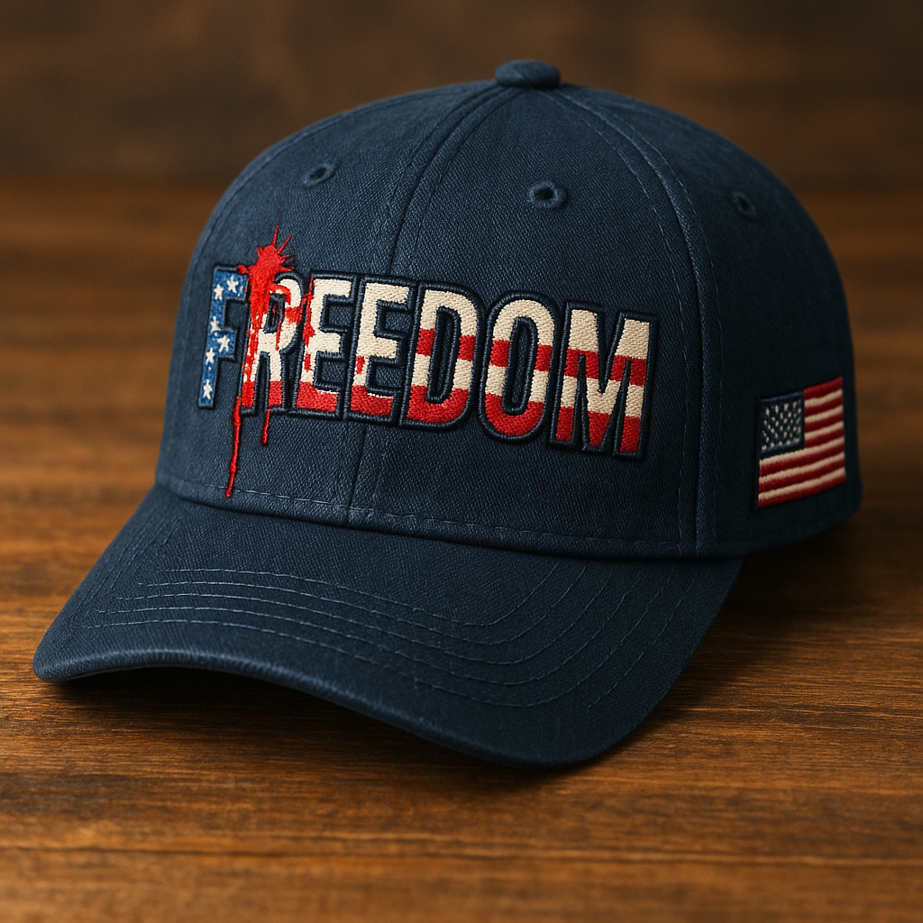 🎩 FREEDOM Patriotic Cap - Perfect Gift for Holidays & Special Occasions 🇺🇸
