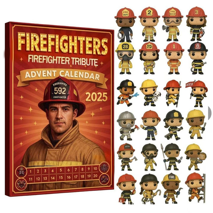 Firefighter Tribute Advent Calendar 2025 🎄🎁 – Perfect Holiday & Special Occasion Gift!