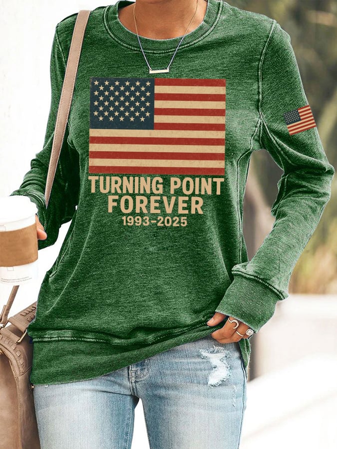 Women's Turning Point Forever 1993-2025 Print Sweatshirt 🎁✨ Perfect Holiday & Special Occasion Gift