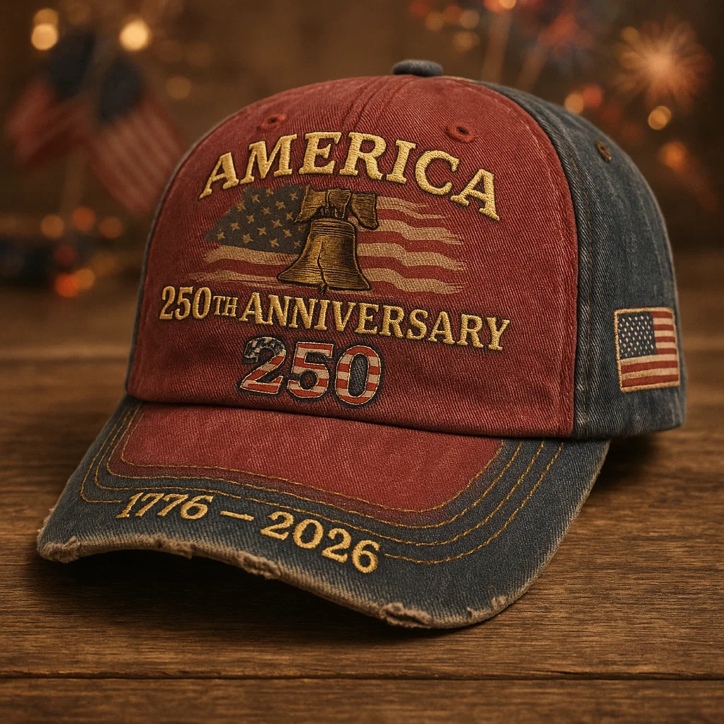 🇺🇸🎁 US 250th Anniversary Patriotic Cap - Perfect Holiday & Special Occasion Gift
