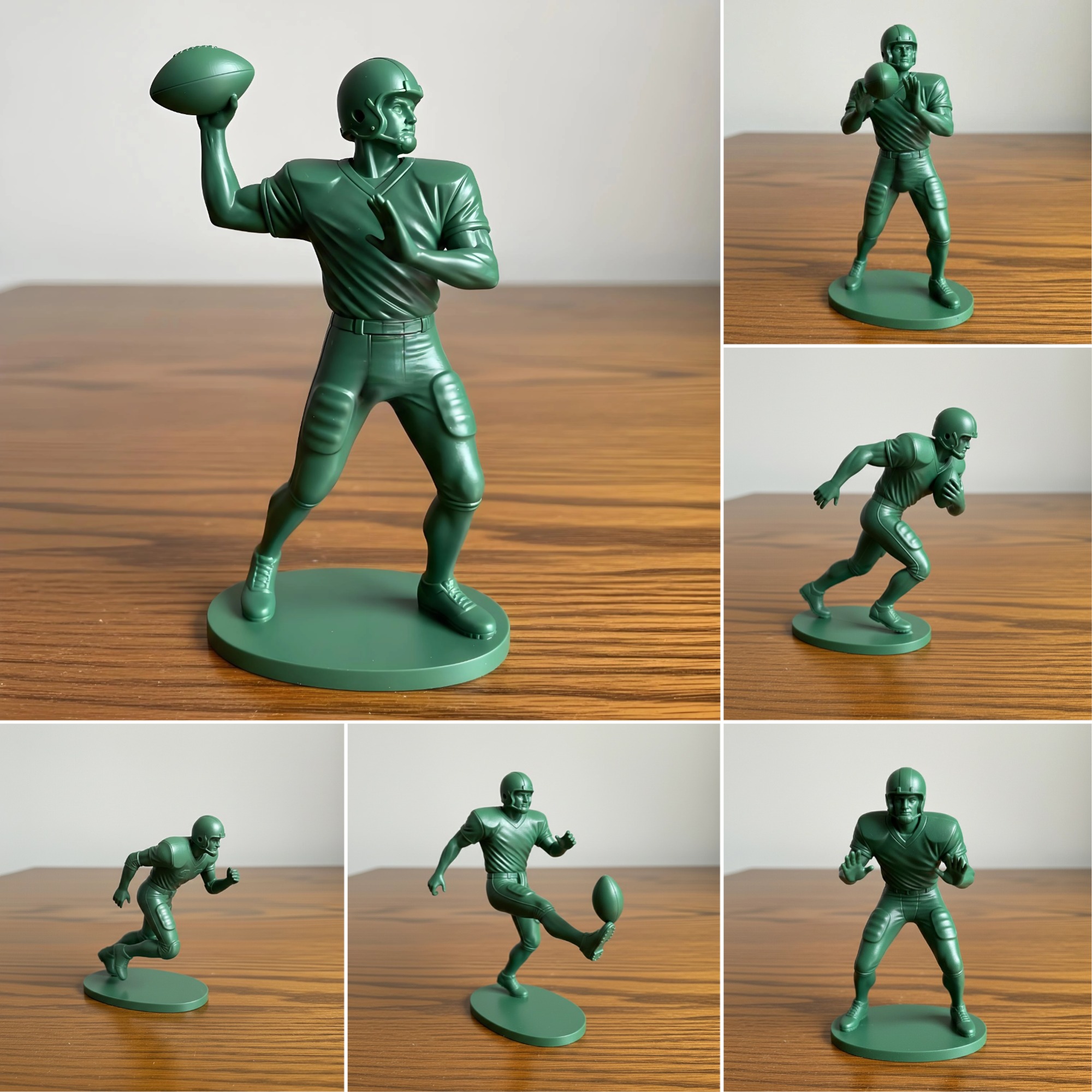 🏈Football Player Desktop Figurine - Perfect Gift🎁for Sports Fans & Special Occasions