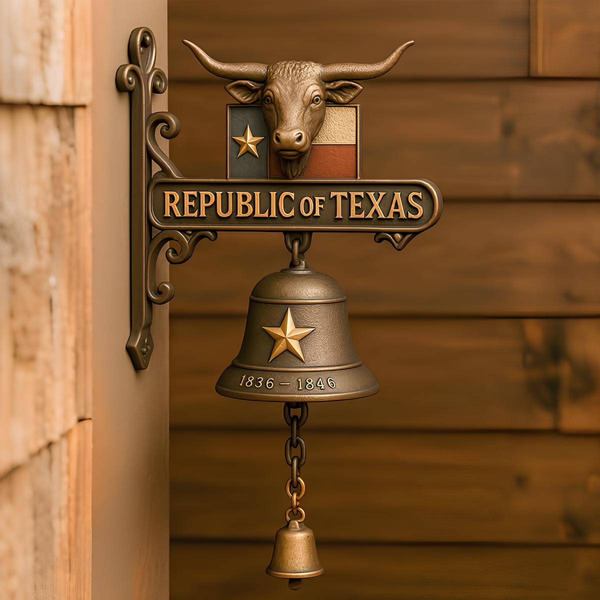 🎁 Republic of Texas Vintage Doorbell (1836–1846) – Perfect Holiday Gift & Special Occasion Present 🔔