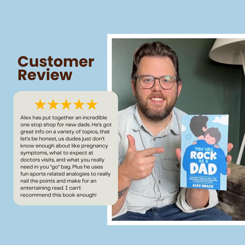 🎁💙 Perfect Gift for New Dads! Expert Guide to First-Time Pregnancy & Fatherhood Essentials – Ideal for Holidays & Special Occasions