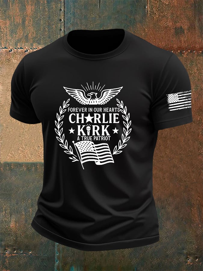 Men's Forever In Our Hearts Patriotic T-Shirt ๐บ๐ธ๐ Perfect Gift for Holidays & Special Occasions