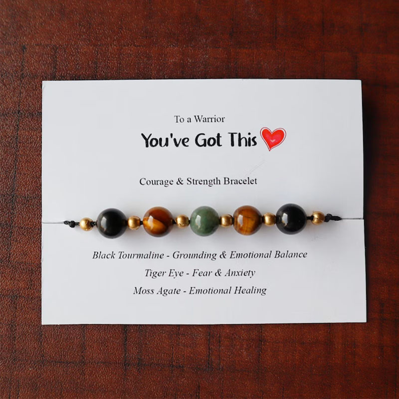 ✨ Courage & Strength Bracelet: A Meaningful Gift for Holidays & Special Occasions ⚔️