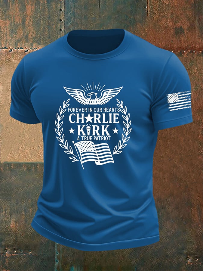 Men's Forever In Our Hearts Patriotic T-Shirt ๐บ๐ธ๐ Perfect Gift for Holidays & Special Occasions