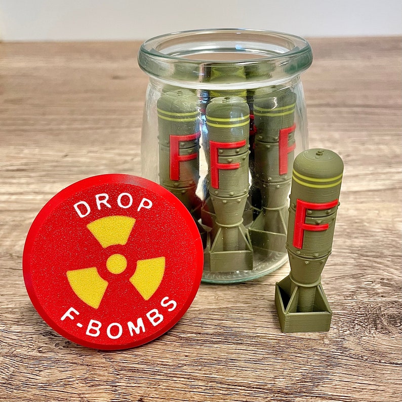 💣 Jar of F Bombs - Perfect Army Gift for Holidays & Special Occasions! 🎁