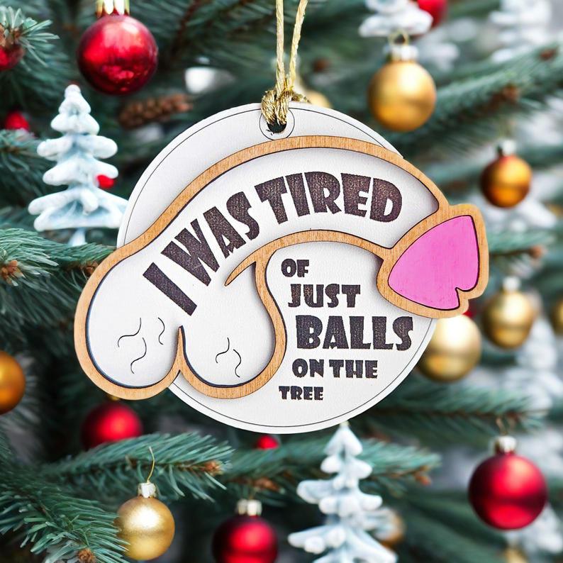 ๐๐ Hilarious Christmas Tree Ornament โ Perfect Gift for Holidays & Special Occasions โ