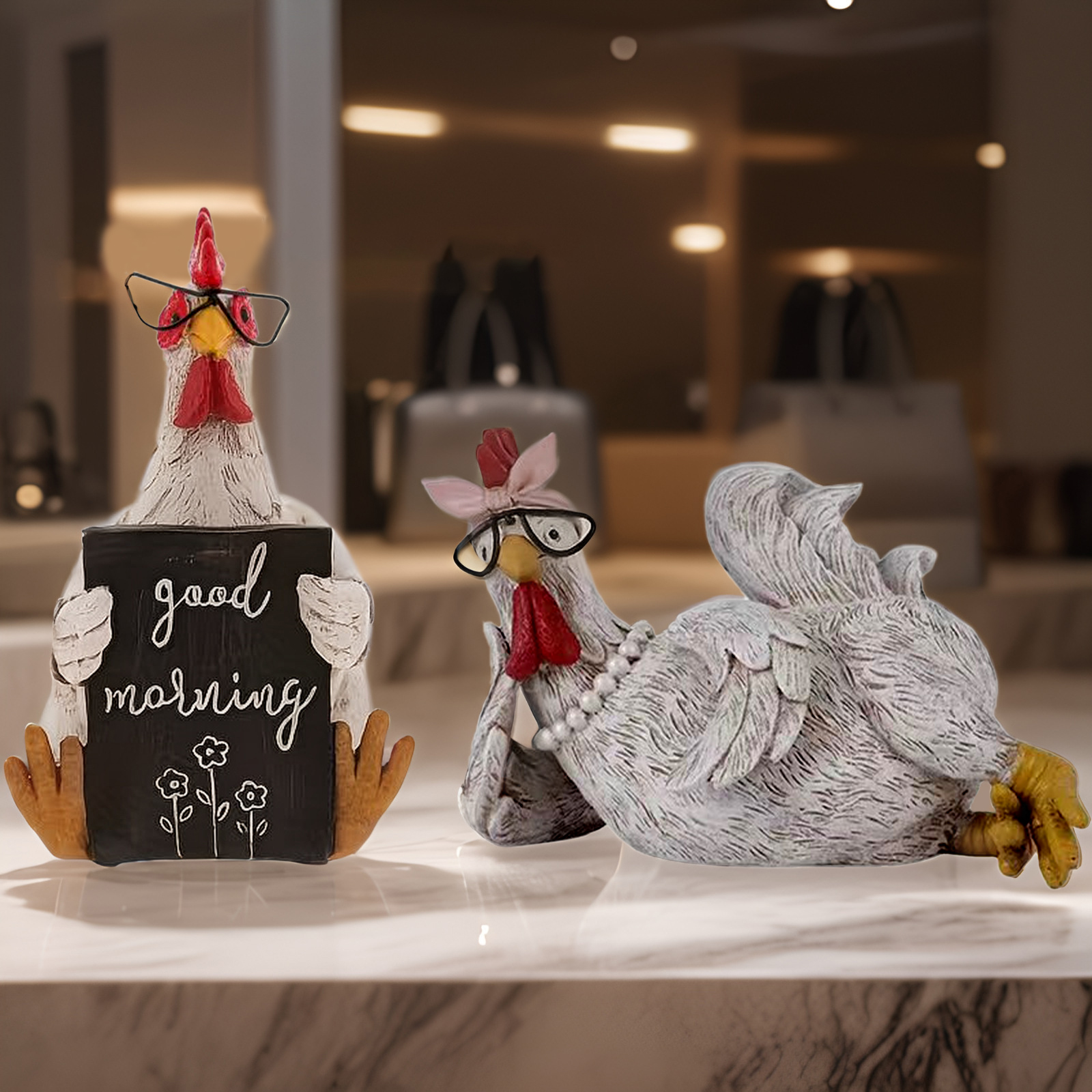 🎁☀ Good Morning Rooster Ornament – Perfect Holiday & Special Occasion Gift!