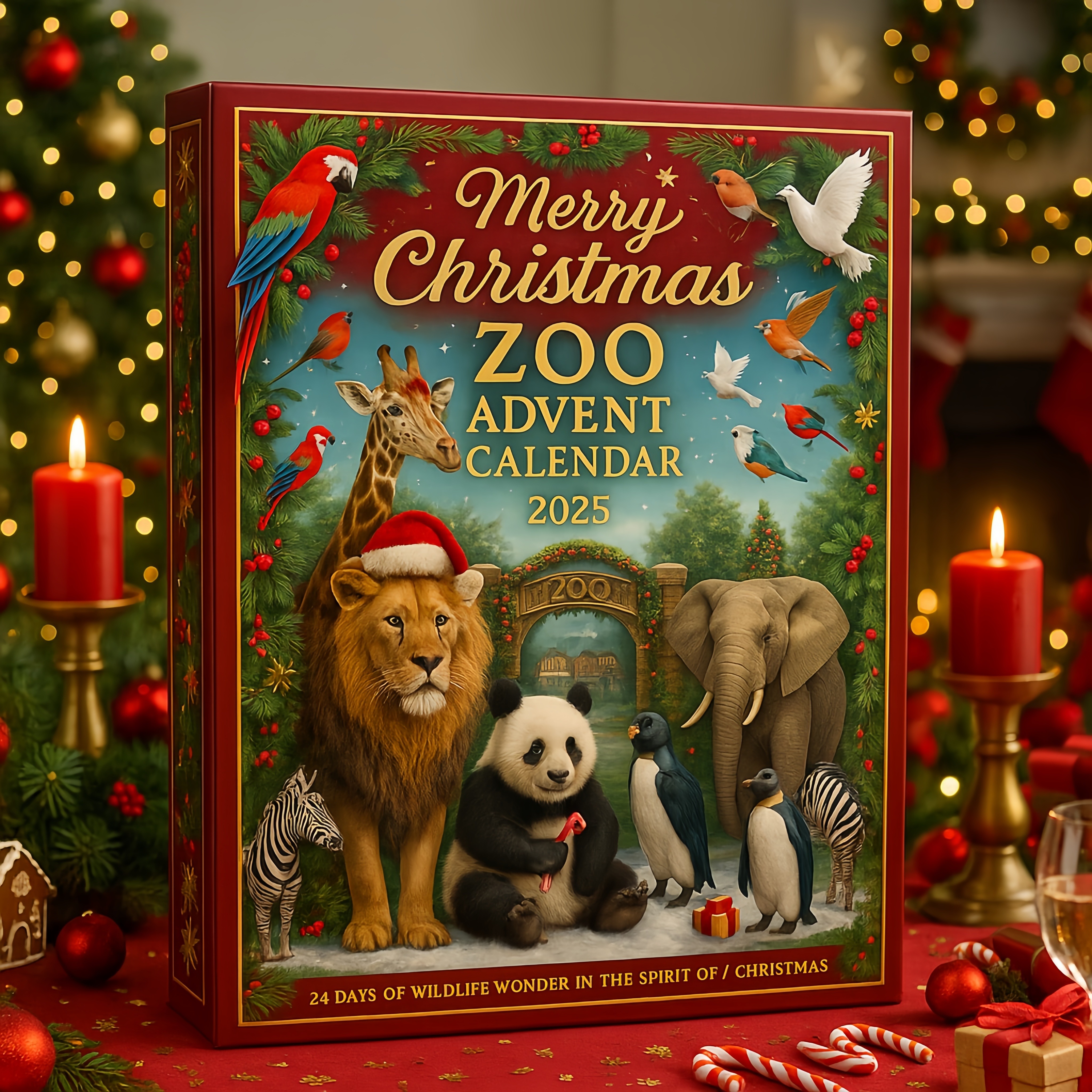 🎁 Christmas Zoo Advent Calendar 2025 - Perfect Holiday Gift for Kids & Families! 🦁🎄