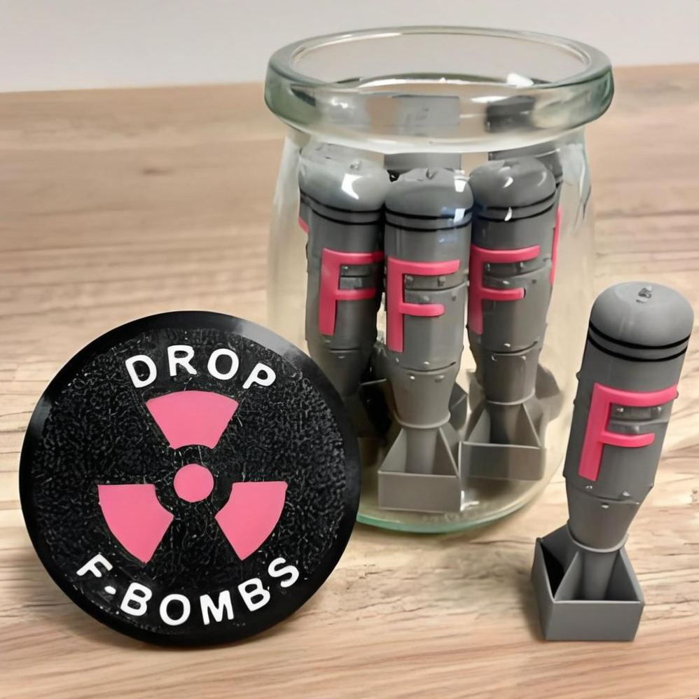 💣 Jar of F Bombs - Perfect Army Gift for Holidays & Special Occasions! 🎁