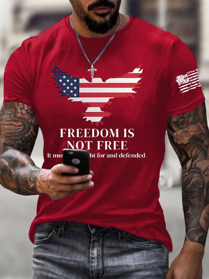 🎁 Men's Commemorative Leader Print T-Shirt – Perfect Holiday & Special Occasion Gift 👔