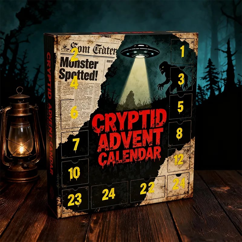 🎄🦍 2025 Cryptid Advent Calendar - The Perfect Holiday Gift for Mystery Lovers! 🎁👽