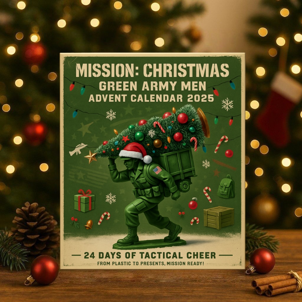 🎁 Perfect Holiday Gift! MISSION: CHRISTMAS – Green Army Men Advent Calendar 🎄