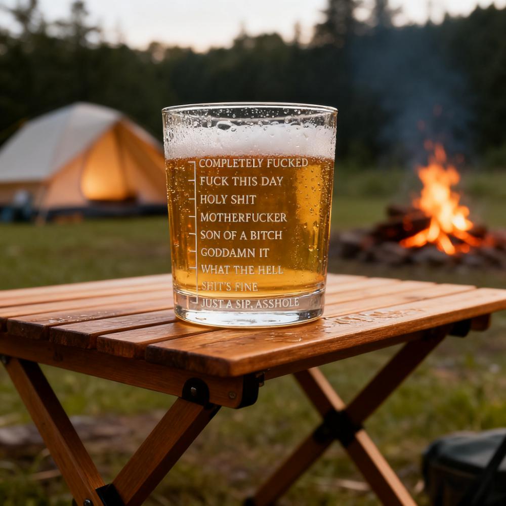 🎁🤣 Hilarious Whiskey Glass - Perfect Gift for Holidays & Special Occasions!