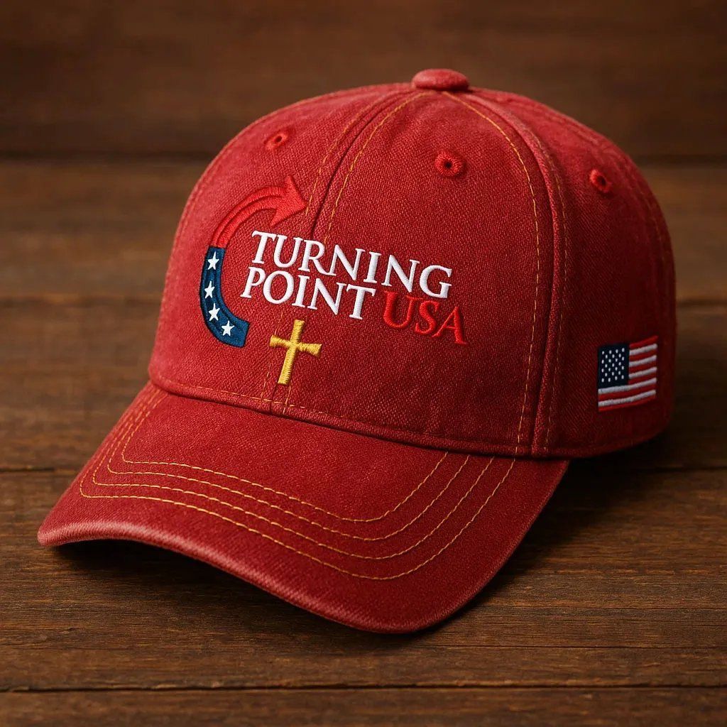 🇺🇸 Turning Point USA Patriotic Cap - Perfect Gift for Holidays & Special Occasions! 🎁 (Breathable, Lightweight & Unisex)