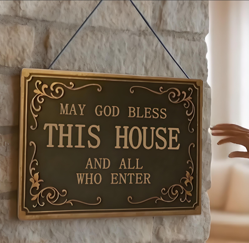 MAY GOD BLESS THIS HOME 🏠✨