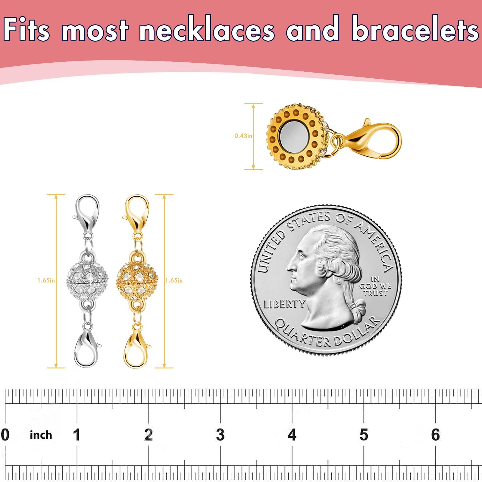 ✨ Magnetic Necklace Clasps & Closures – Perfect Holiday & Gift Occasion Present! 🎁