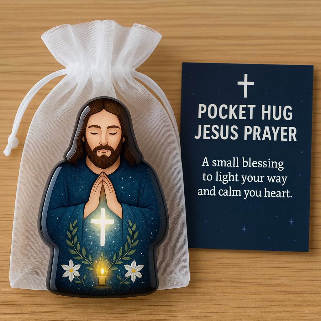 🎁✨ LAST CHANCE 49% OFF - Pocket Hug Jesus Gift for Holidays & Special Occasions