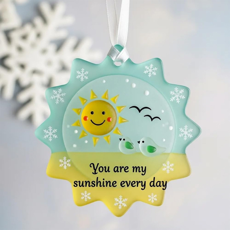 Festive Friendship Sea Glass Keepsake 🎁🌟 – Perfect Holiday & Special Occasion Gift!