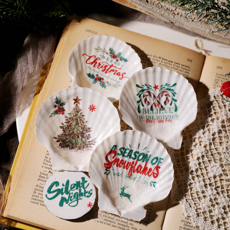🎁✨ Yuletide Memories Crystal Rub-on Stickers - Perfect Holiday & Special Occasion Gift!
