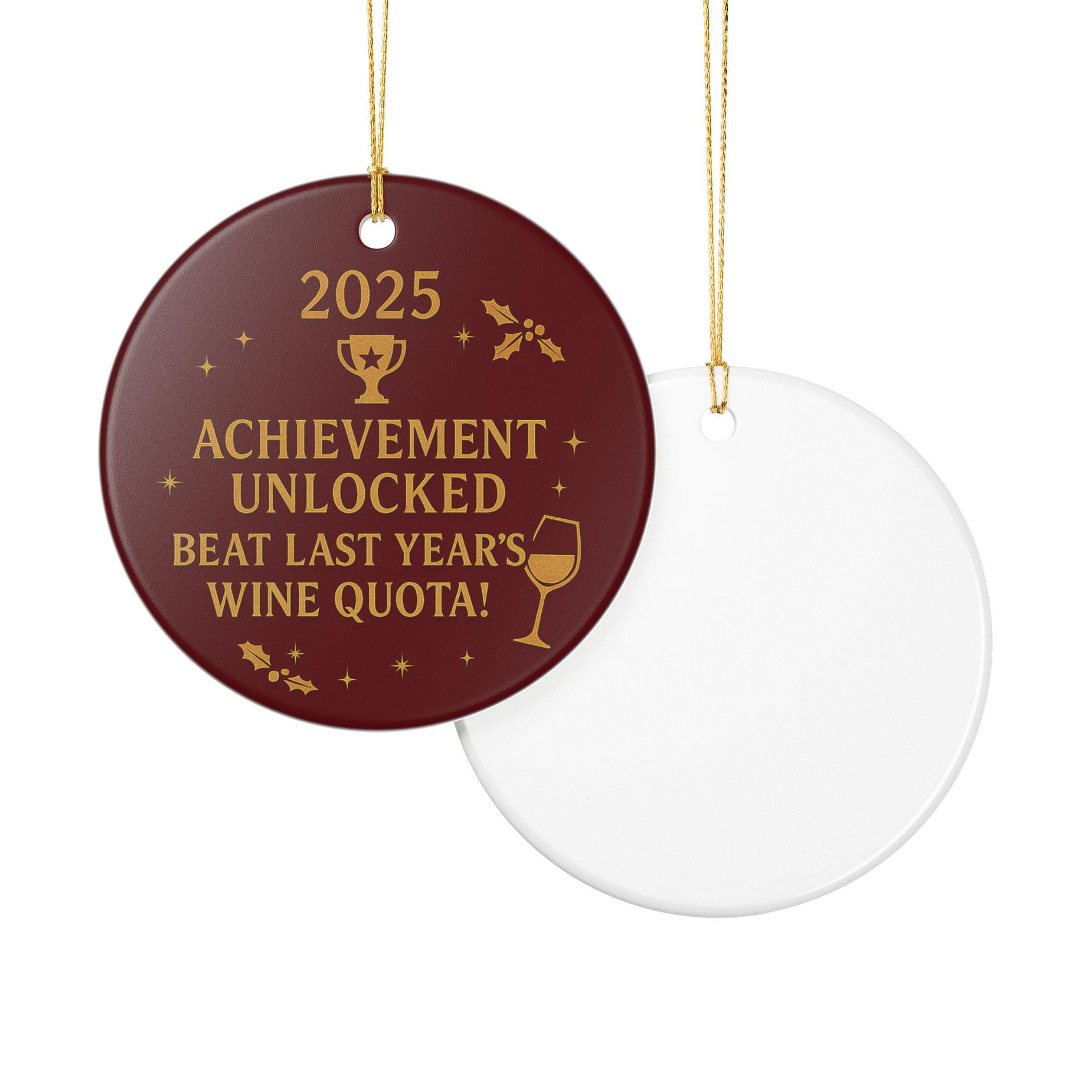 🌟Achievement Unlocked 2025 Christmas Ornament - Perfect Holiday Gift🎄