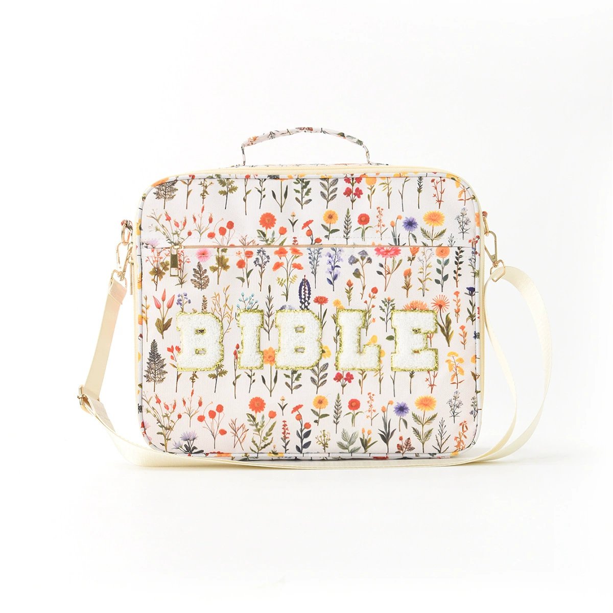 💝🌸 Pretty Floral Bible Bag for Women - Perfect Gift for Holidays & Special Occasions! 😊🙏