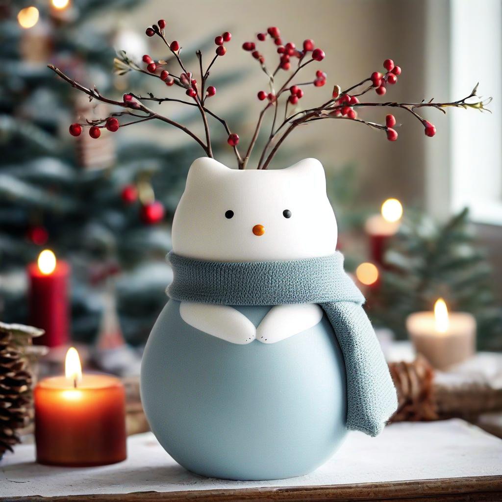 🎁 Adorable Cat Vase – Perfect Gift for Holidays & Special Occasions ❤️