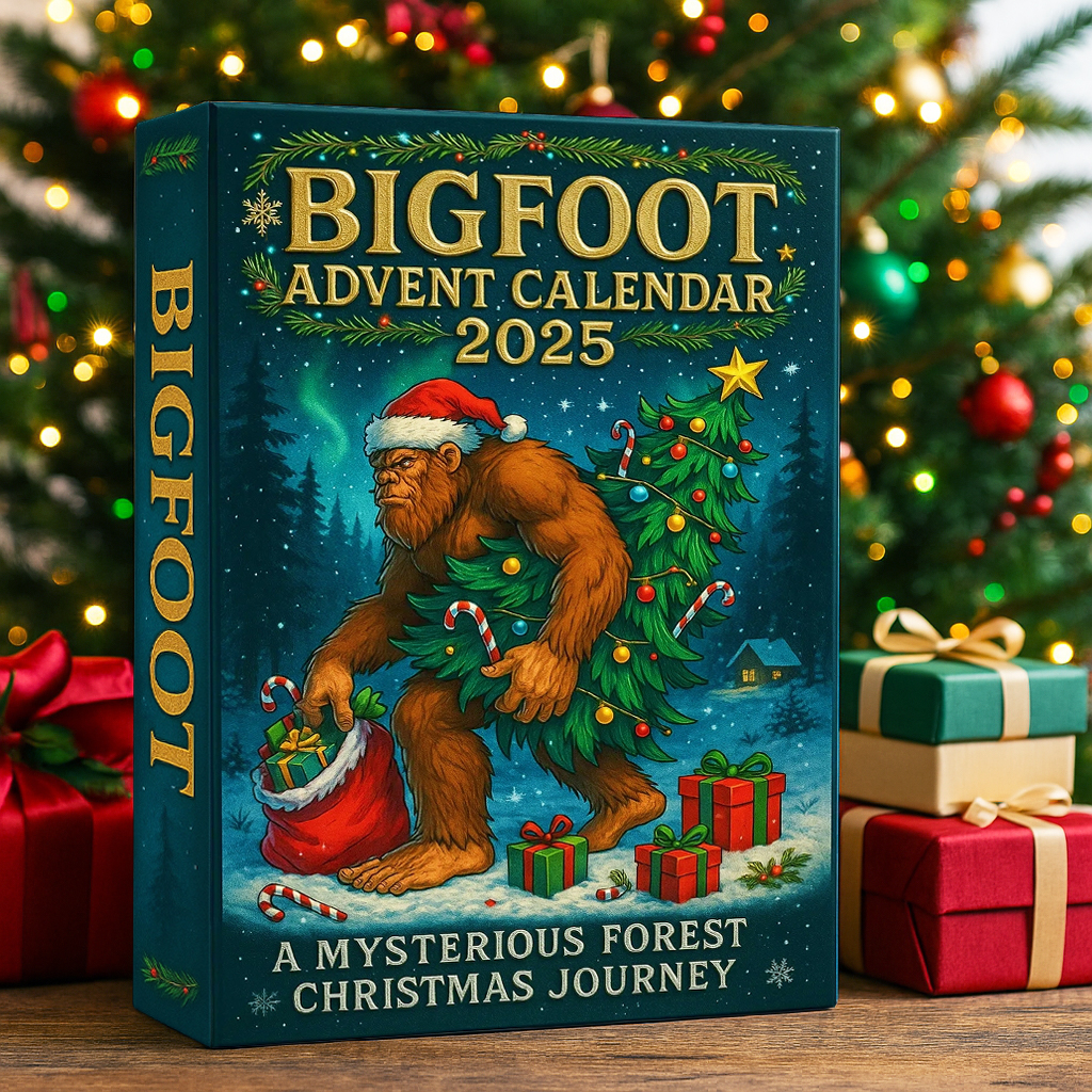 🎁🦶 Bigfoot Adventure Calendar 2025 - Perfect Holiday Gift & Special Occasion Present