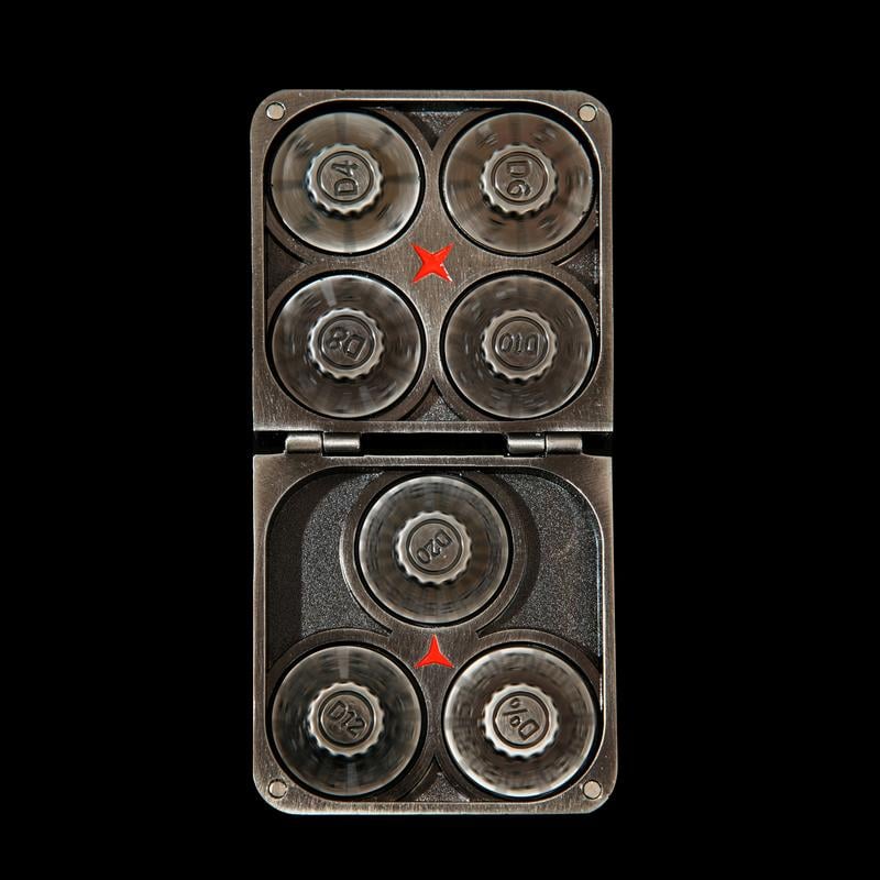 2025 Pocket Flip Dice Set 🎲🎁 with Leather Gift Bag – Perfect for Holidays & Special Occasions