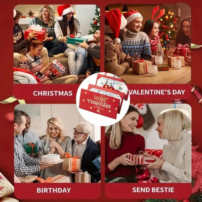 🎁✨ Festive Cash Gift Envelope – Perfect Holiday Present for Christmas & Special Occasions!