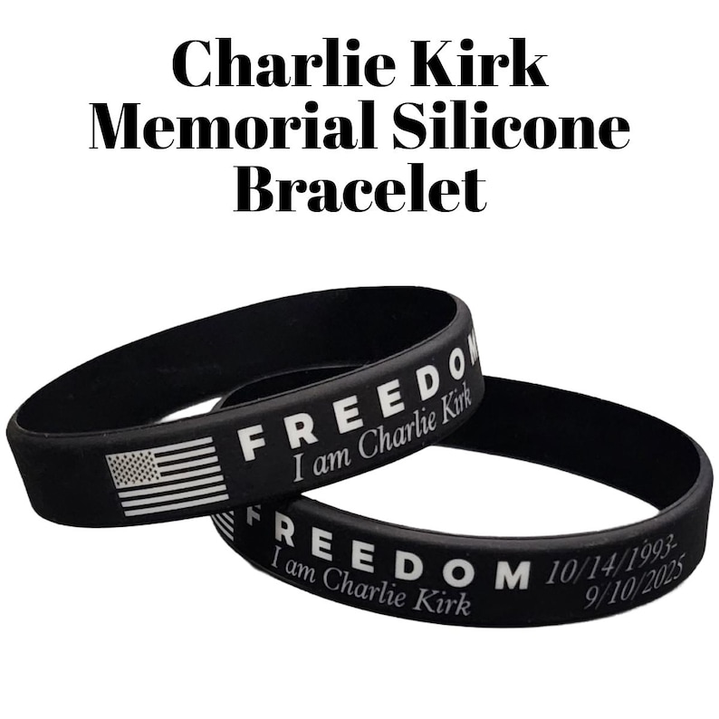 Memorial Silicone Bracelets - Thoughtful Gift for Holidays & Special Occasions 💙🎁