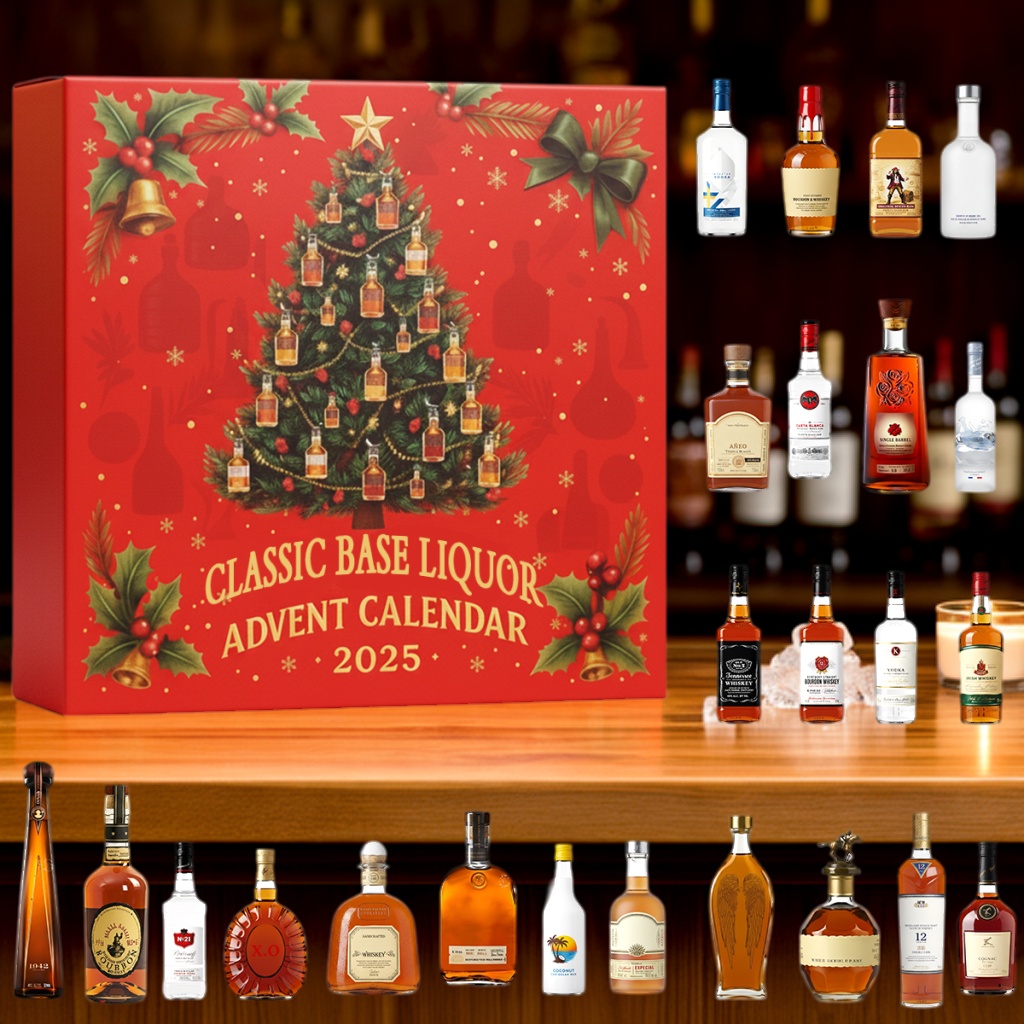 🥃🎁 2025 Premium Liquor Advent Calendar – Perfect Holiday & Special Occasion Gift!