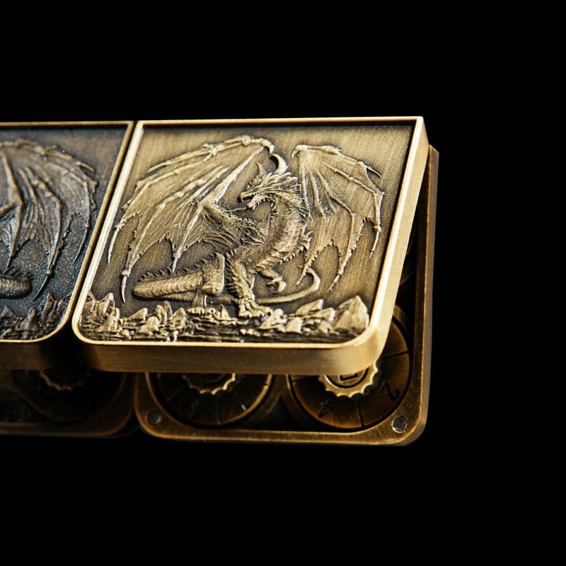 2025 Pocket Flip Dice Set 🎲🎁 with Leather Gift Bag – Perfect for Holidays & Special Occasions