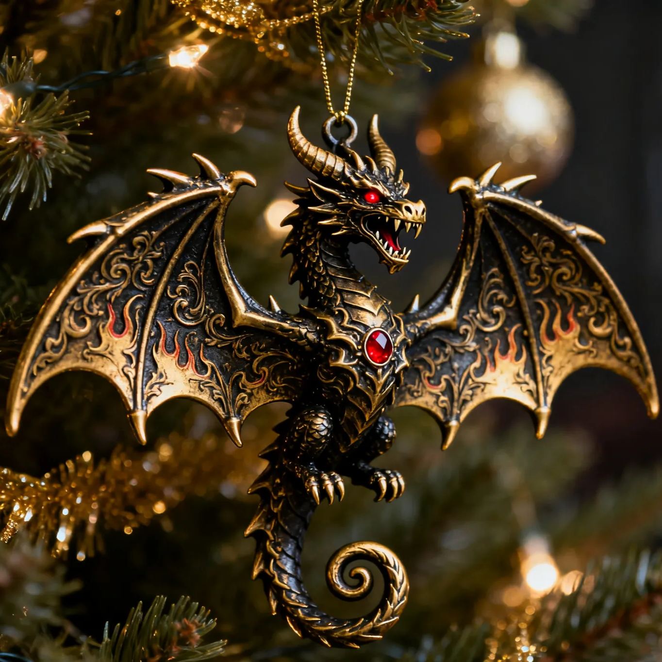 ✨Dragon Christmas Ornament - Perfect Holiday & Special Occasion Gift 🎁🐉