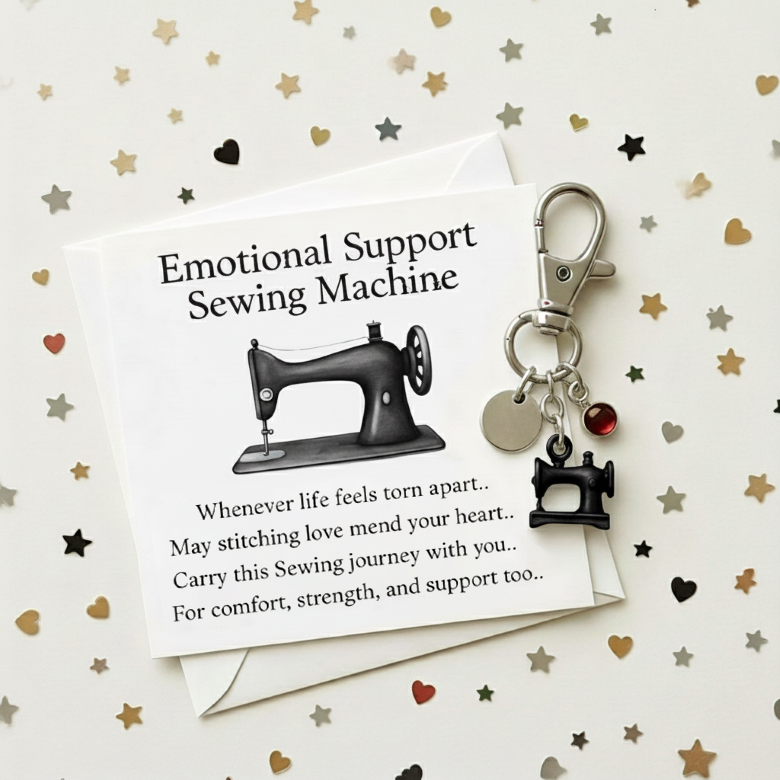 ๐โจ Thoughtful Sewing Machine Keychain โ Perfect Holiday & Special Occasion Gift ๐๐