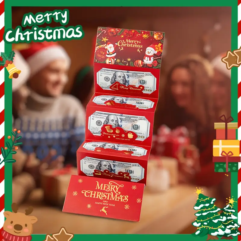 🎁💝 Festive Holiday Cash Gift Envelope - Perfect Christmas & Special Occasion Present! 🔥🎄