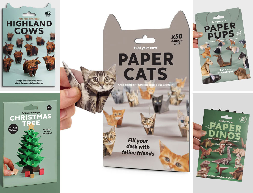 DIY Paper Cats Craft Kit 🎁🐱 – Perfect Holiday & Special Occasion Gift!