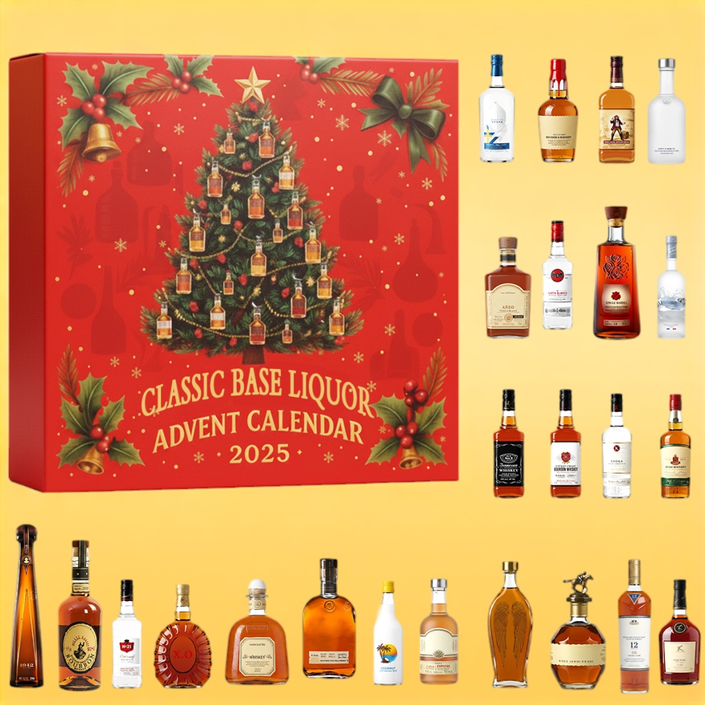 🎁✨ Classic Base Liquor Advent Calendar 2025 - Perfect Holiday Gift & Special Occasion Present