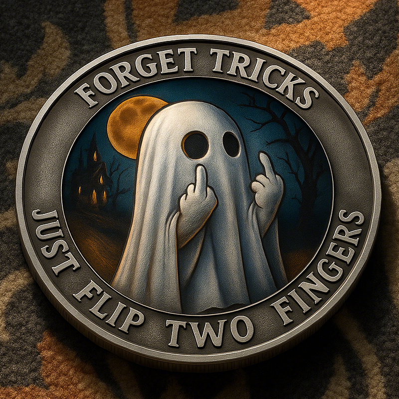 👻✨ Sassy Ghost Halloween Commemorative Coin – Perfect Holiday & Special Occasion Gift!