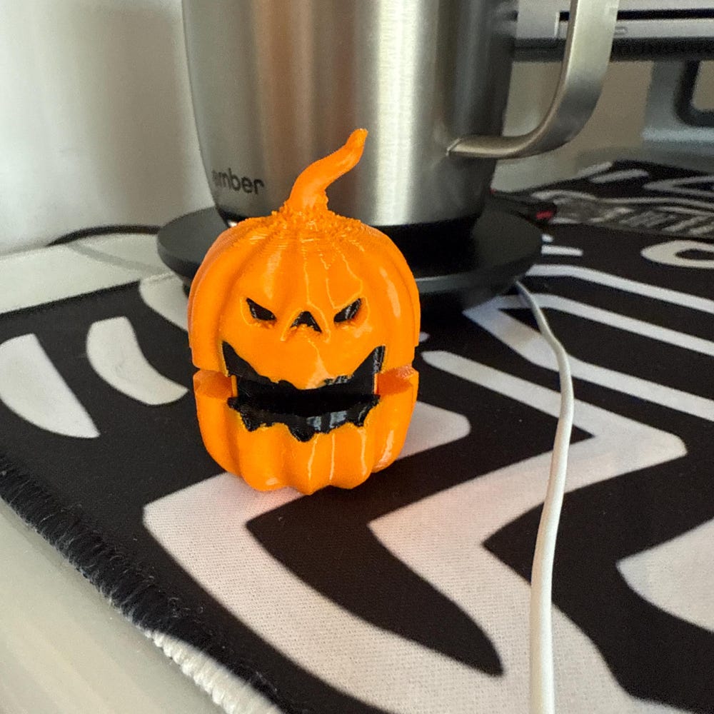 🎁🎃 Pumpkin Fidget Clicker - Perfect Gift for Holidays & Special Occasions!