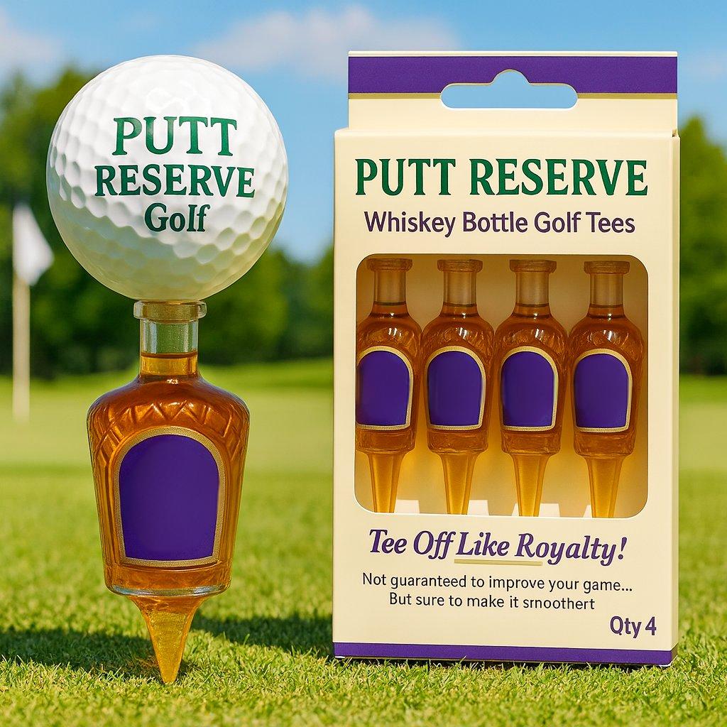Whiskey Bottle Golf Tee 🎁⛳ – Perfect Gift for Holidays & Special Occasions