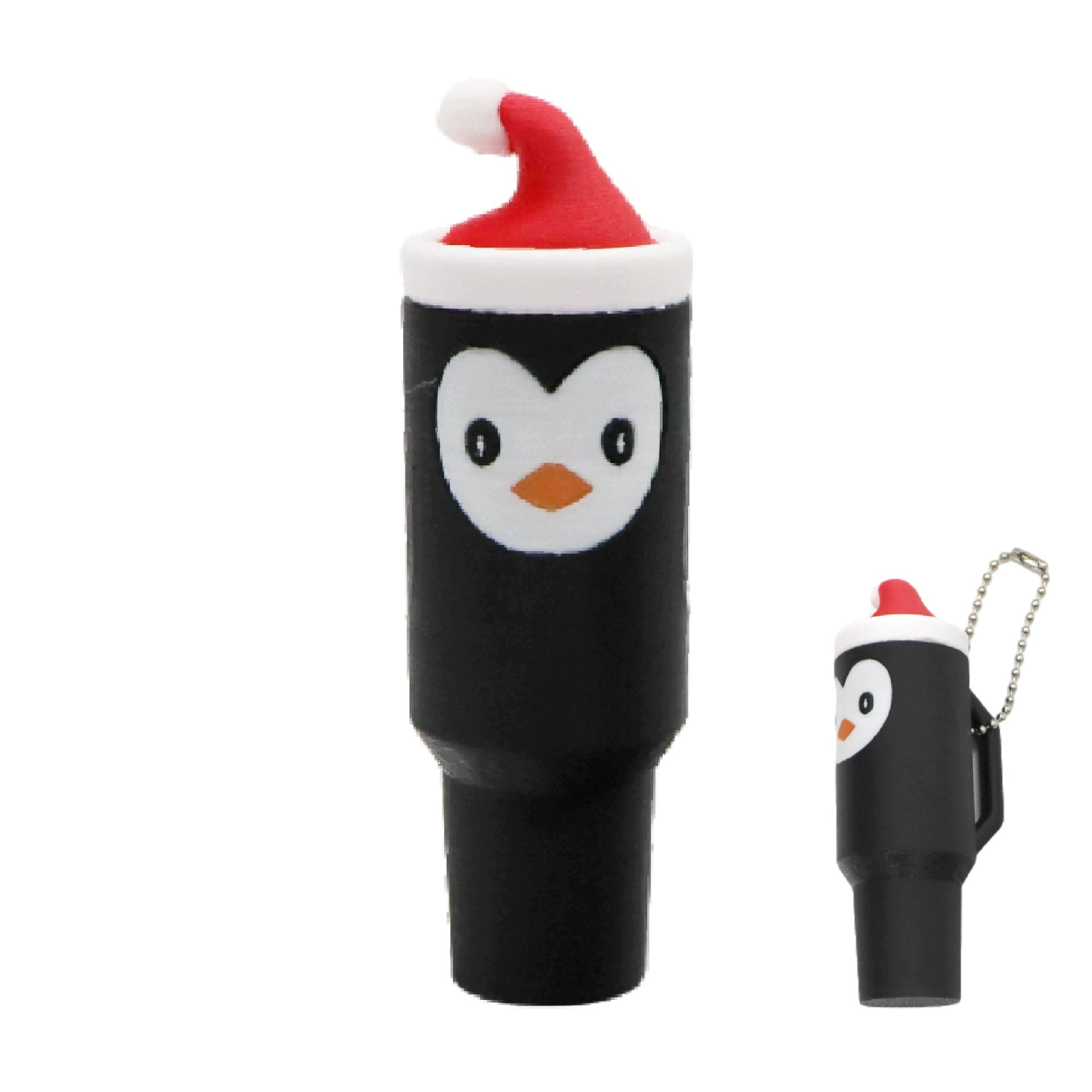 🎁✨ Lipstick Anti-Loss Keychain—Perfect Gift for Holidays & Special Occasions! (Halloween Pumpkin & Christmas Reindeer)