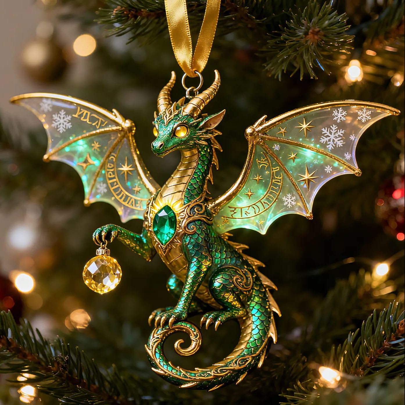 ✨Dragon Christmas Ornament - Perfect Holiday & Special Occasion Gift 🎁🐉