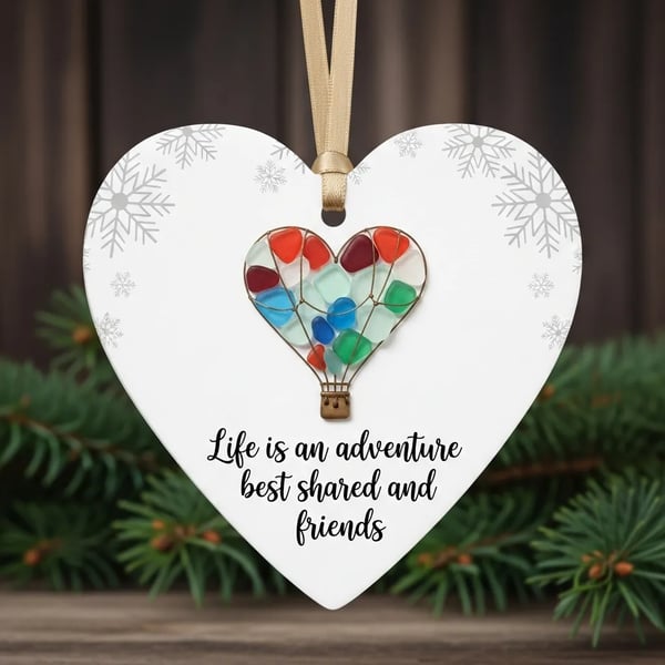 💙🌊Heartfelt Friendship Ornaments—Perfect Gift for Holidays & Special Occasions